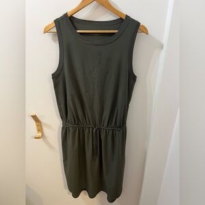 Athleta Olive Green Athletic Dress